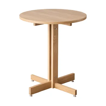 KUMU cafébord - Olieret eg, Ø65 cm - MOEBE