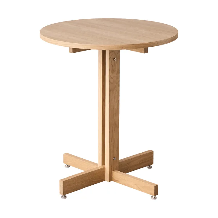KUMU cafébord - Olieret eg, Ø65 cm - MOEBE