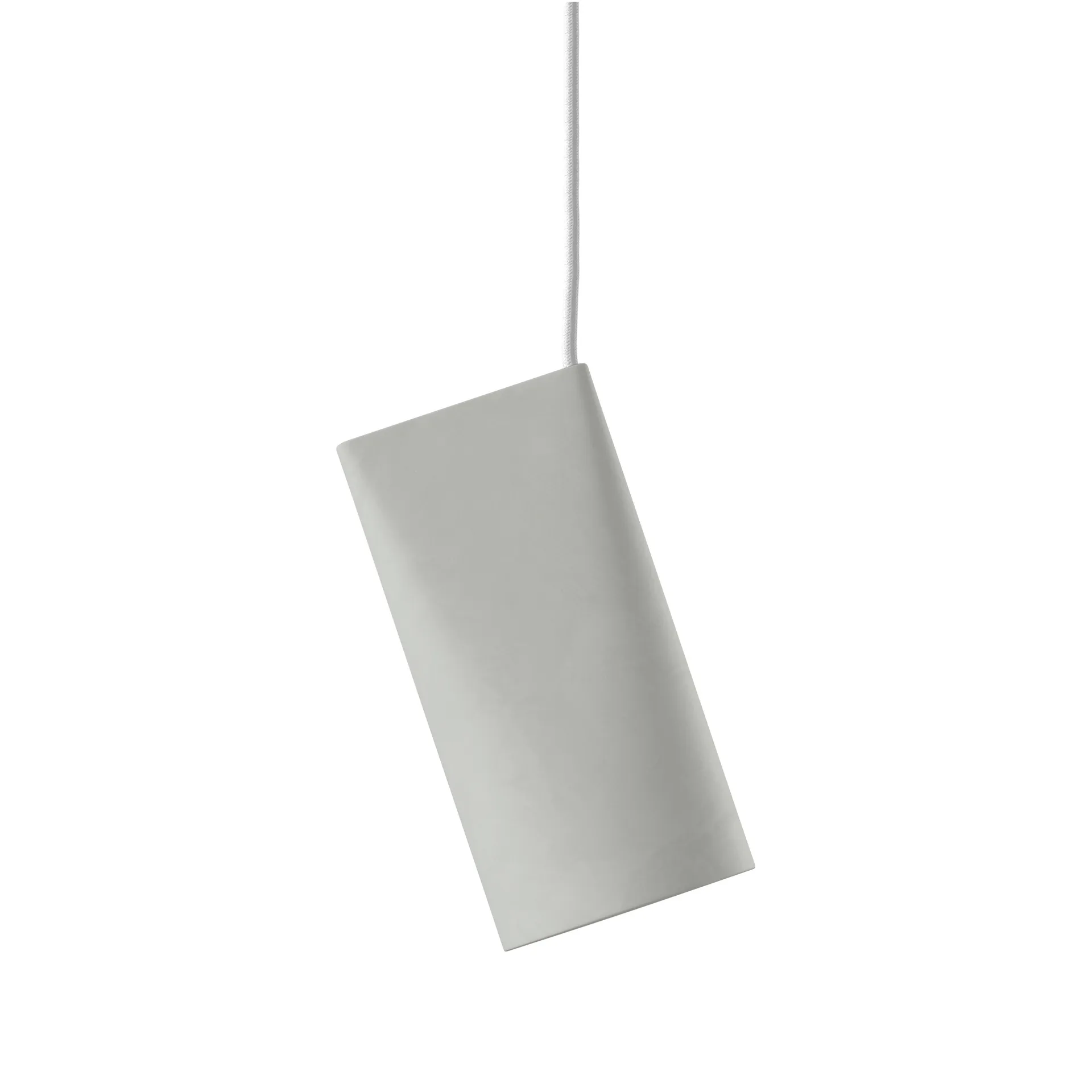 Loftslampe keramik 11,2x22 cm, Light Grey MOEBE