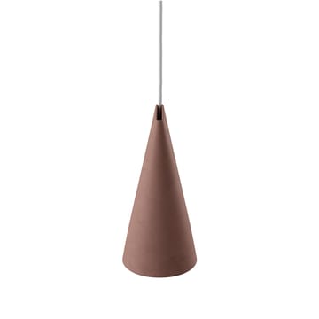 Loftslampe keramik 11,2x22 cm - Terra Cotta/Wood - MOEBE