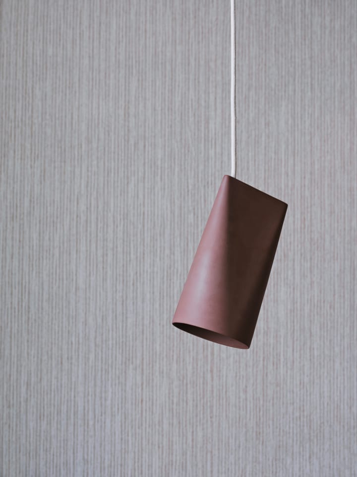 Loftslampe keramik 11,2x22 cm, Terra Cotta/Wood MOEBE