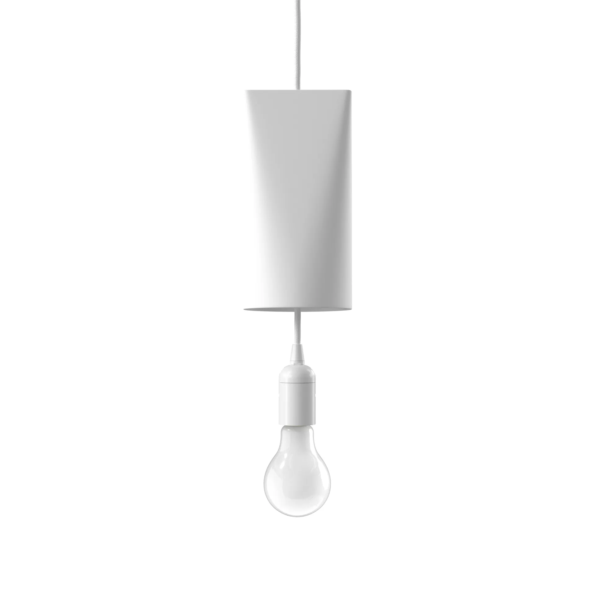 Loftslampe keramik 11,2x22 cm, White MOEBE