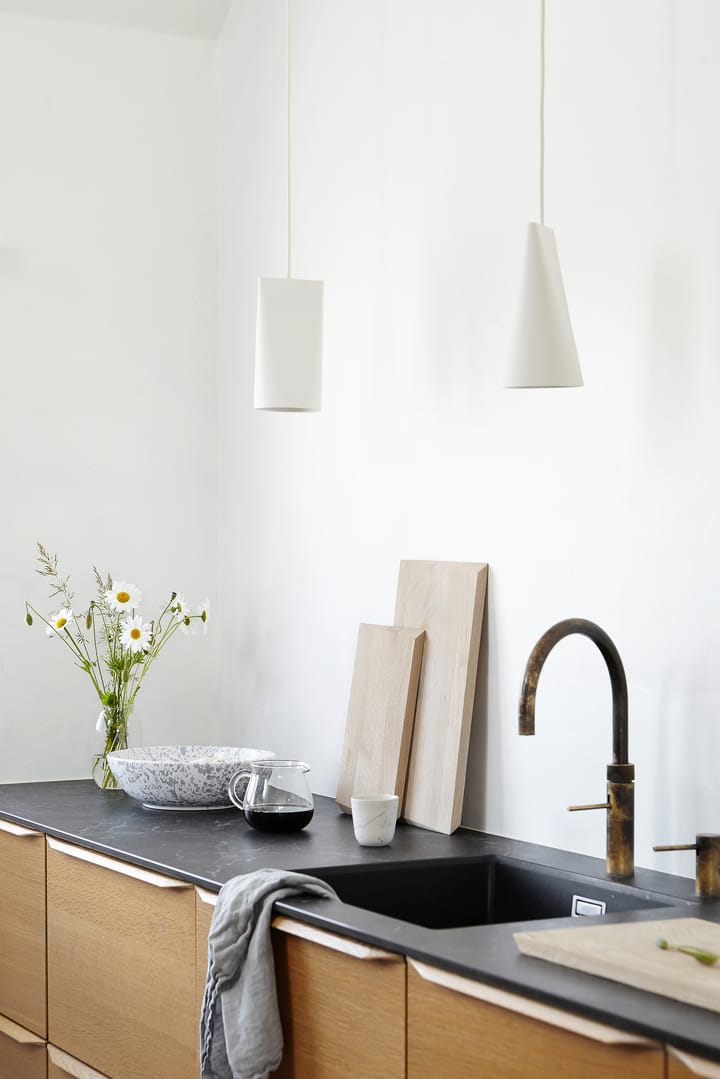 Loftslampe keramik 11,2x22 cm, White MOEBE