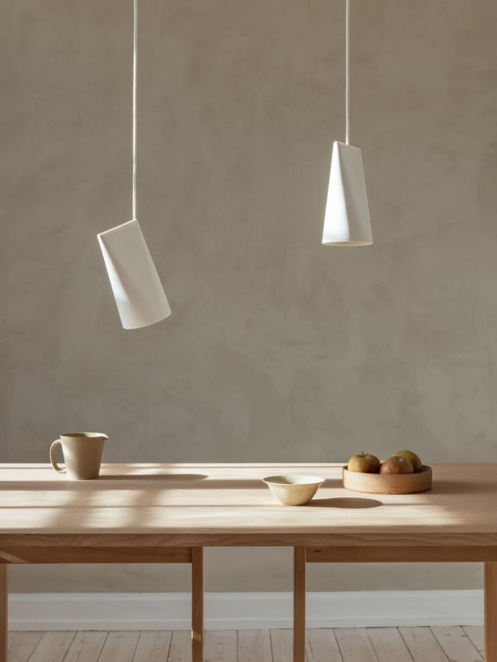 Loftslampe keramik 11,2x22 cm, White MOEBE