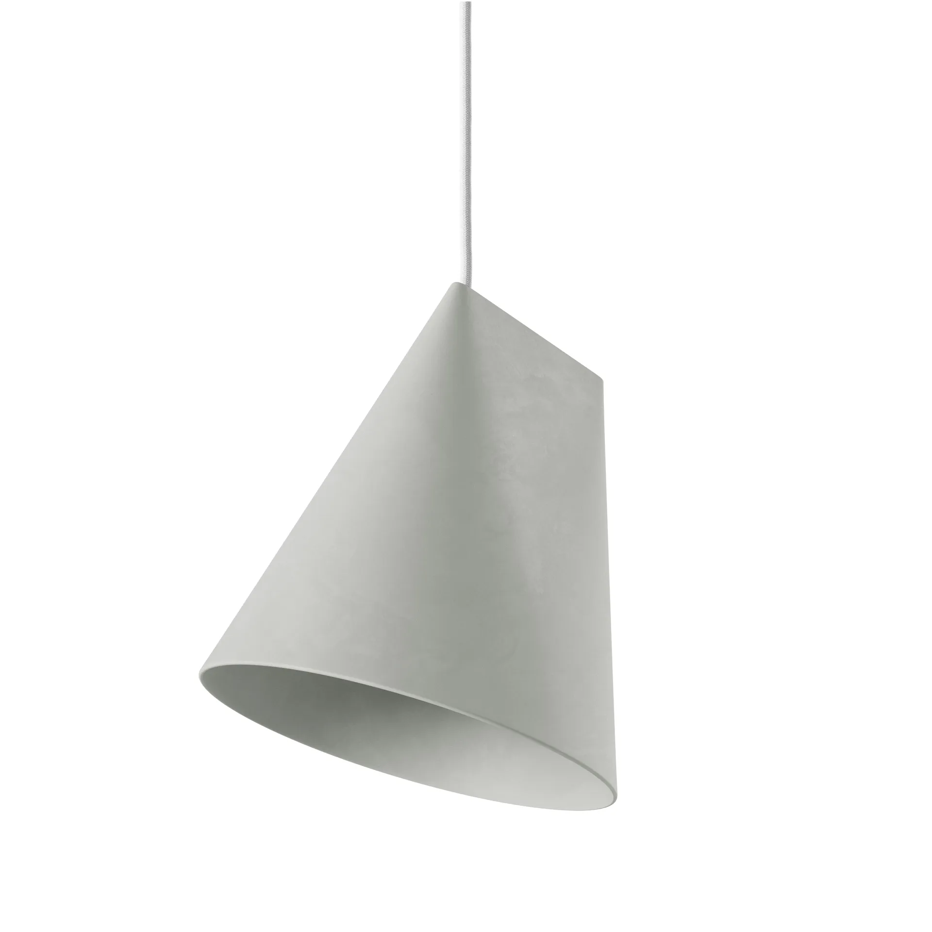 Loftslampe keramik 23x23,5 cm, Light Grey MOEBE