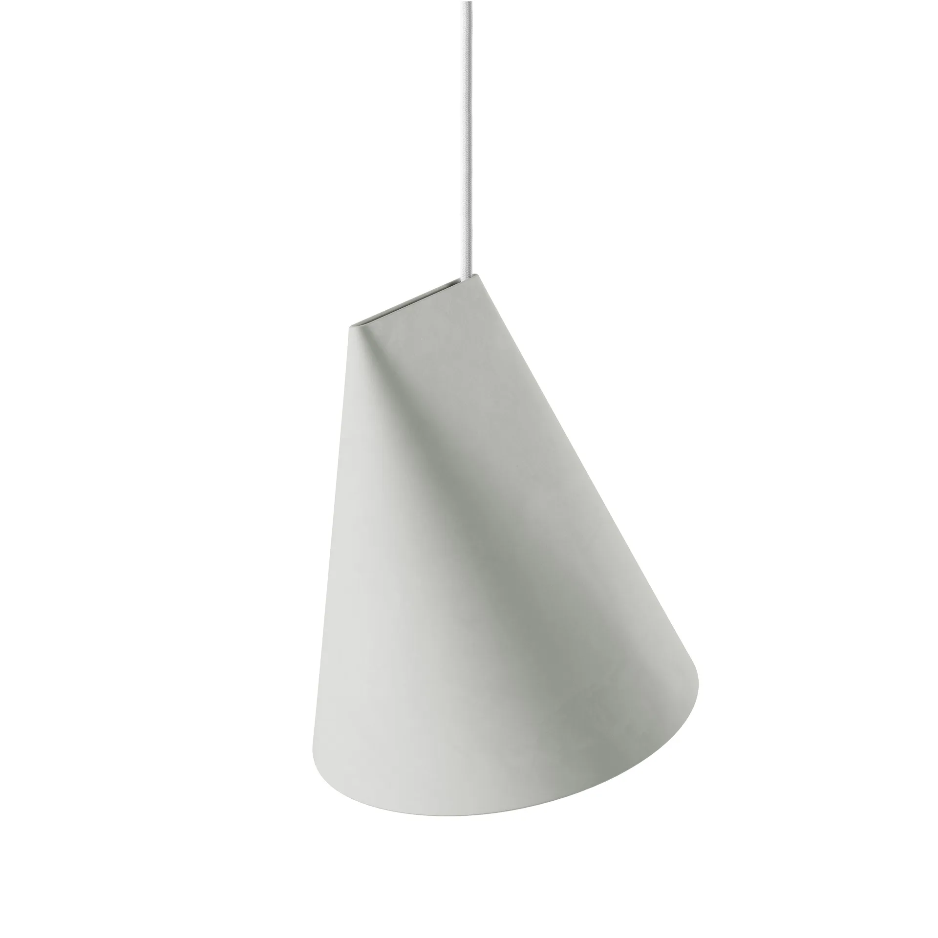 Loftslampe keramik 23x23,5 cm, Light Grey MOEBE