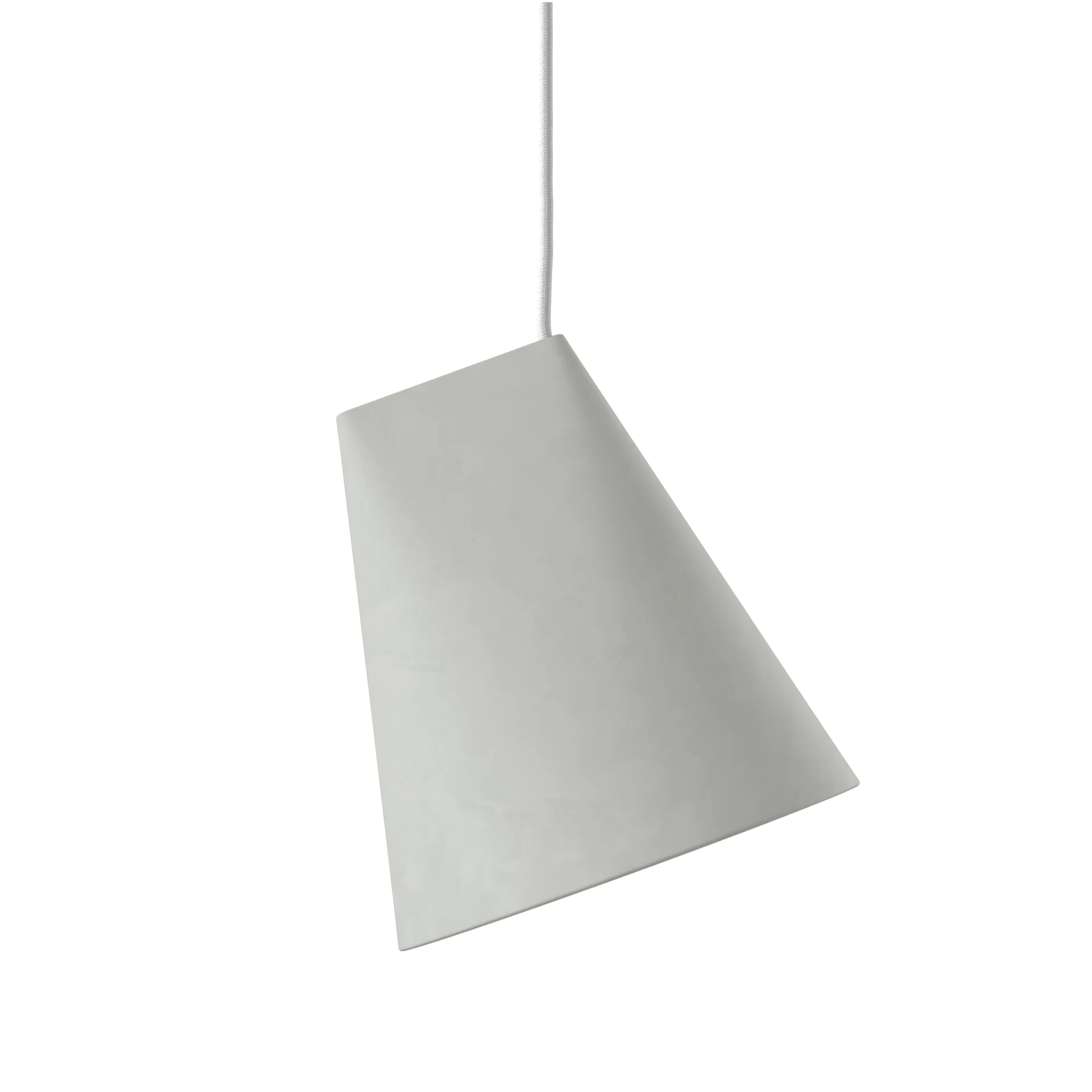 Loftslampe keramik 23x23,5 cm, Light Grey MOEBE