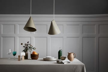 Loftslampe keramik 23x23,5 cm - Olive - MOEBE