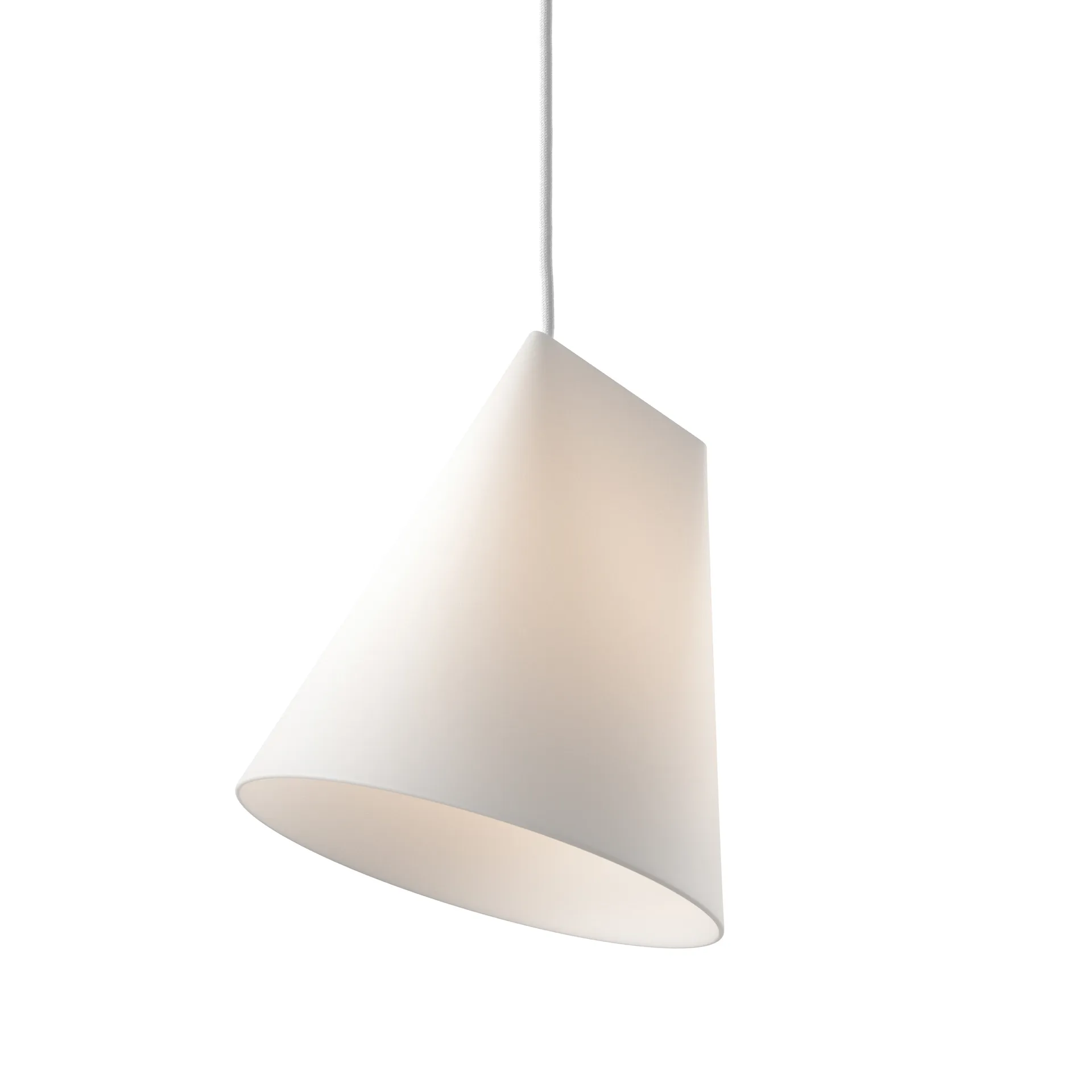 Loftslampe keramik 23x23,5 cm, White MOEBE