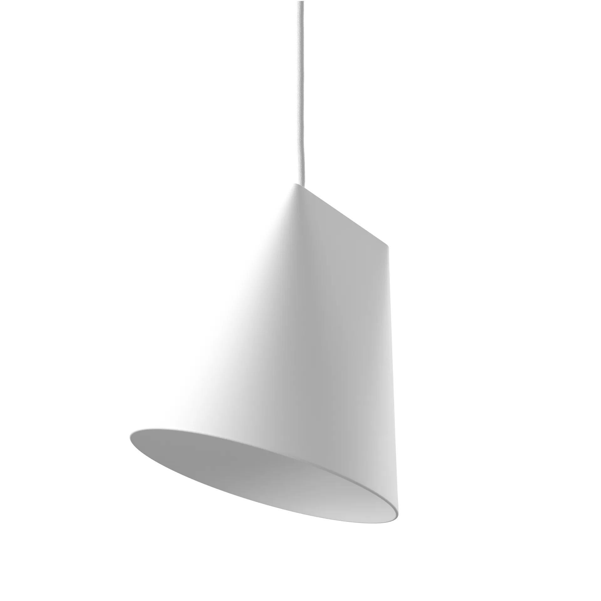 Loftslampe keramik 23x23,5 cm, White MOEBE