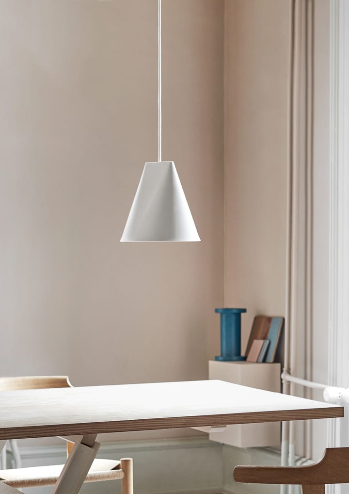 Loftslampe keramik 23x23,5 cm, White MOEBE