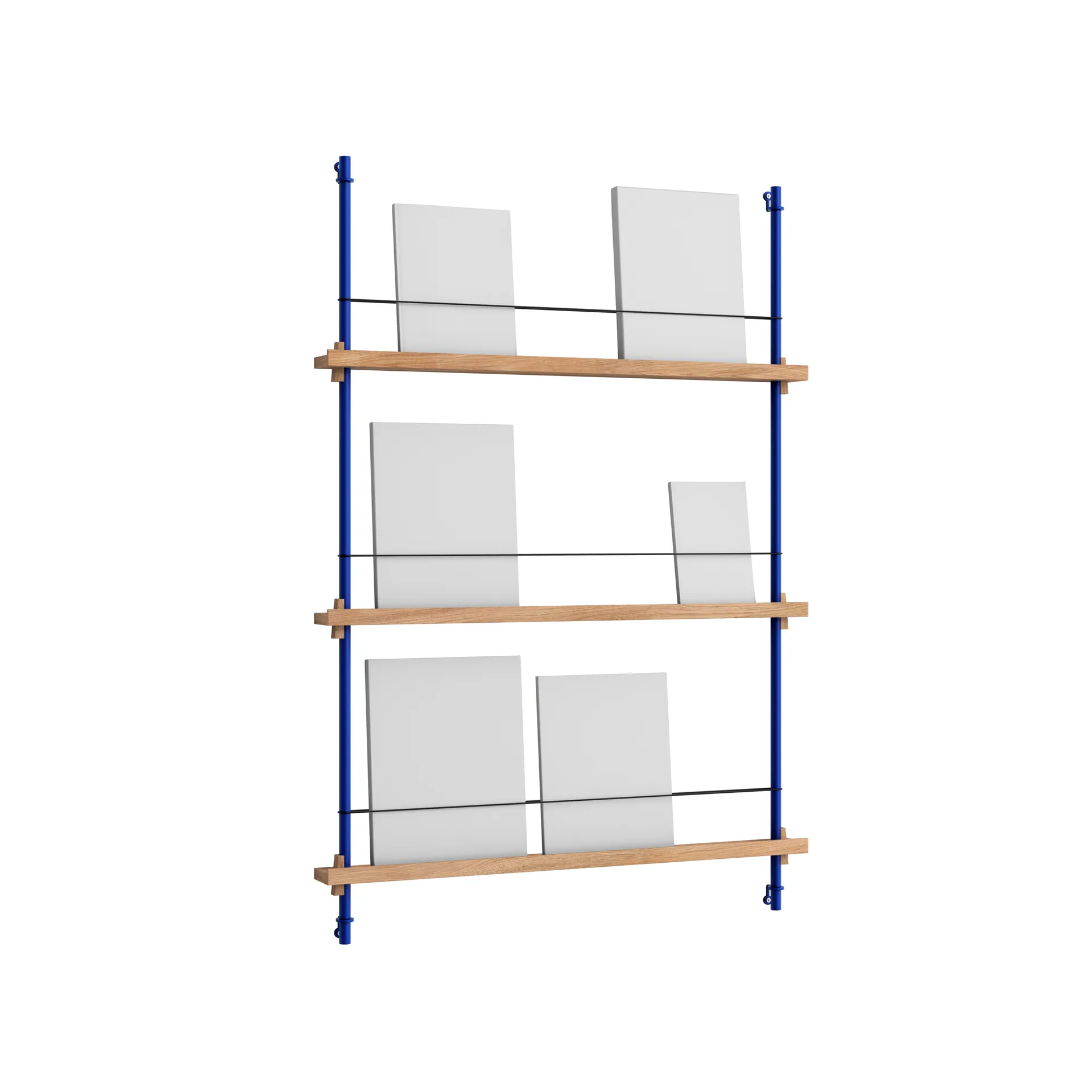 Magazine Shelving avisholder, Eg-deep blue, 85x115x7 cm, MS.115.1 MOEBE