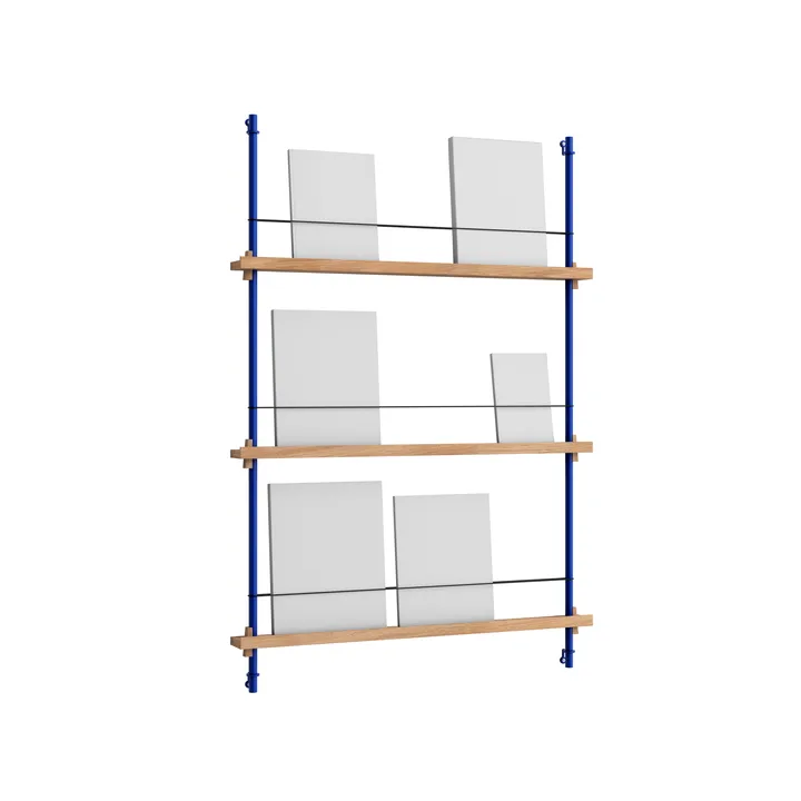 Magazine Shelving avisholder - Eg-deep blue, 85x115x7 cm, MS.115.1 - MOEBE