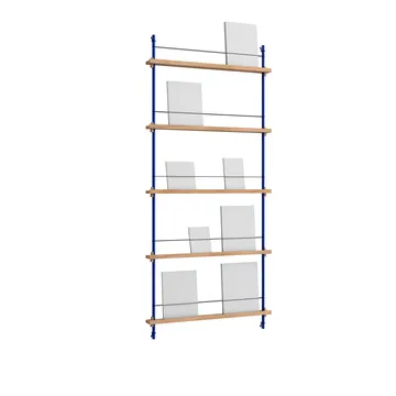 Magazine Shelving avisholder - Eg-deep blue, 85x180x7 cm, MS.180.1 - MOEBE