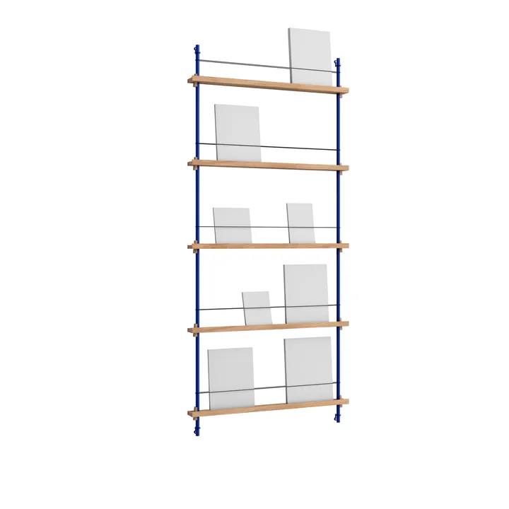 Magazine Shelving avisholder - Eg-deep blue, 85x180x7 cm, MS.180.1 - MOEBE