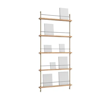 Magazine Shelving avisholder - Eg-warm grey, 85x180x7 cm, MS.180.1 - MOEBE