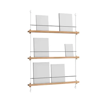 Magazine Shelving avisholder - Eg-white, 85x115x7 cm, MS.115.1 - MOEBE