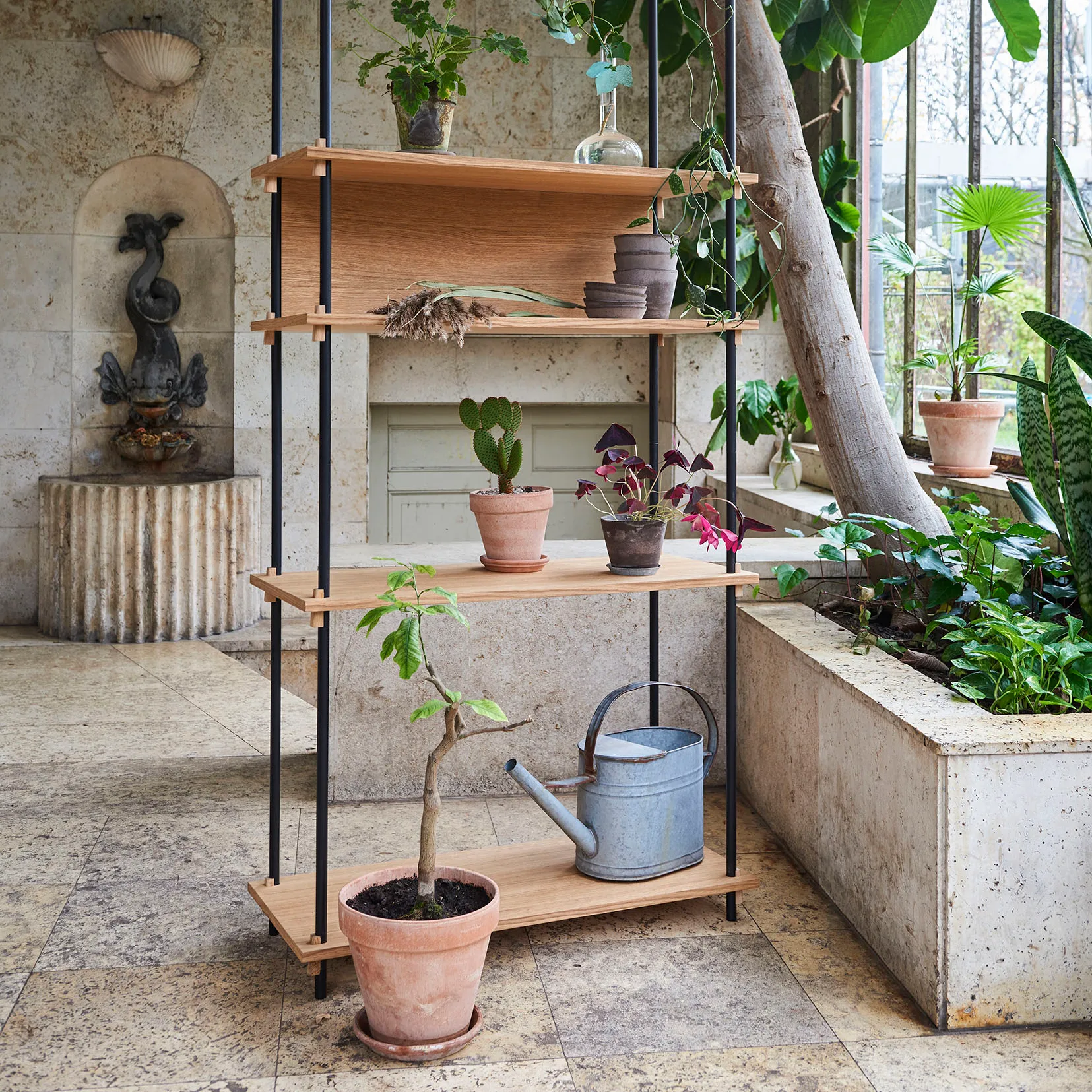 Moebe bagstykke til hylde 85 cm, Eg MOEBE