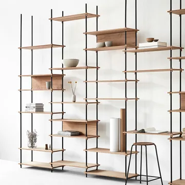 Moebe bagstykke til hylde 85 cm - Eg - MOEBE