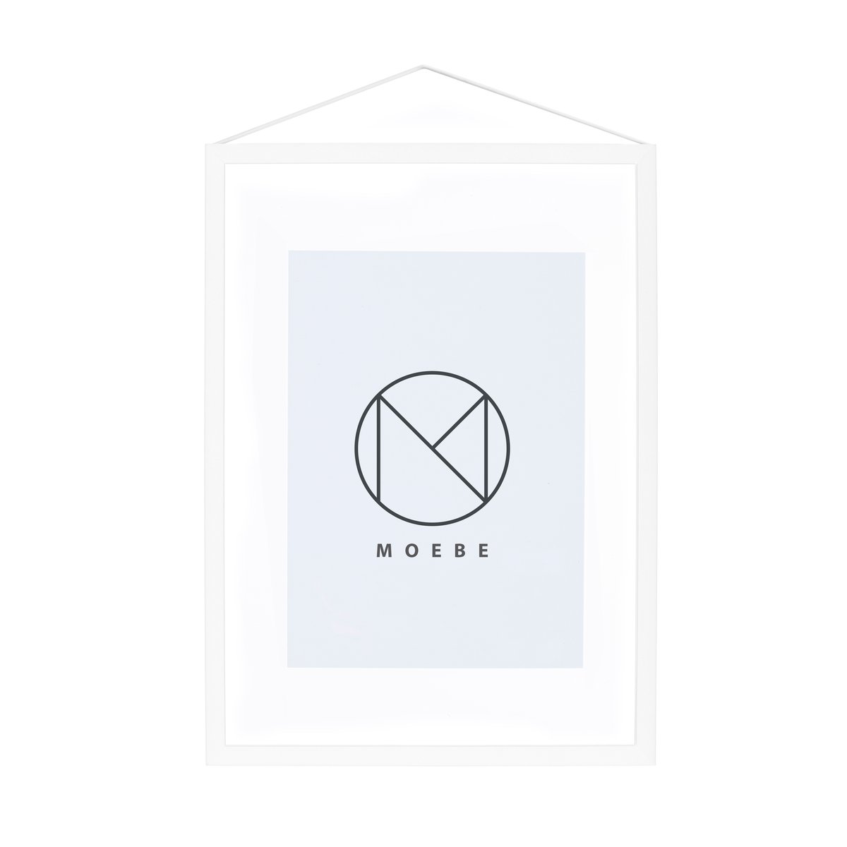 Moebe Frame A4 23x31,7 cm Hvid | Skandinavisk Design | Billedrammer | Hvid