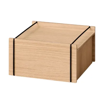 Moebe opbevaringsboks - Olieret eg-sort, small, 16,5x30x31 cm - MOEBE