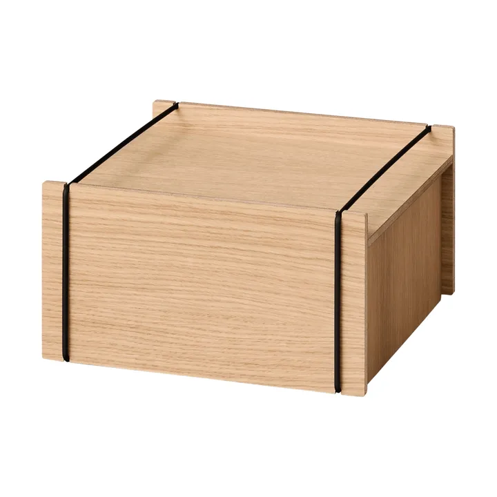 Moebe opbevaringsboks - Olieret eg-sort, small, 16,5x30x31 cm - MOEBE