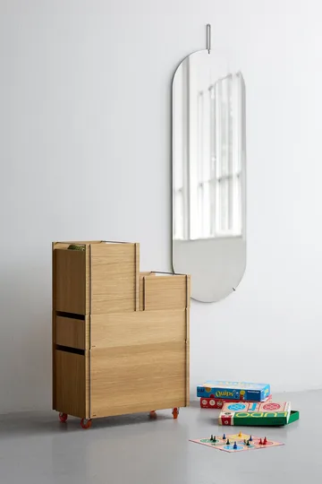 Moebe opbevaringsboks - Olieret eg-sort, small, 16,5x30x31 cm - MOEBE