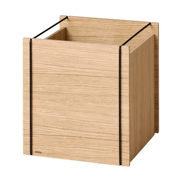 Moebe opbevaringsboks - Olieret eg-sort, square, 33x30x31 cm - MOEBE