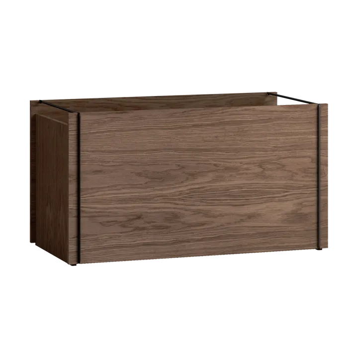 Moebe opbevaringsboks - Smoked oak-black - MOEBE