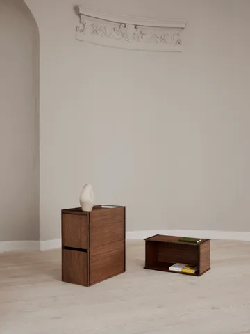 Moebe opbevaringsboks - Smoked oak-black - MOEBE