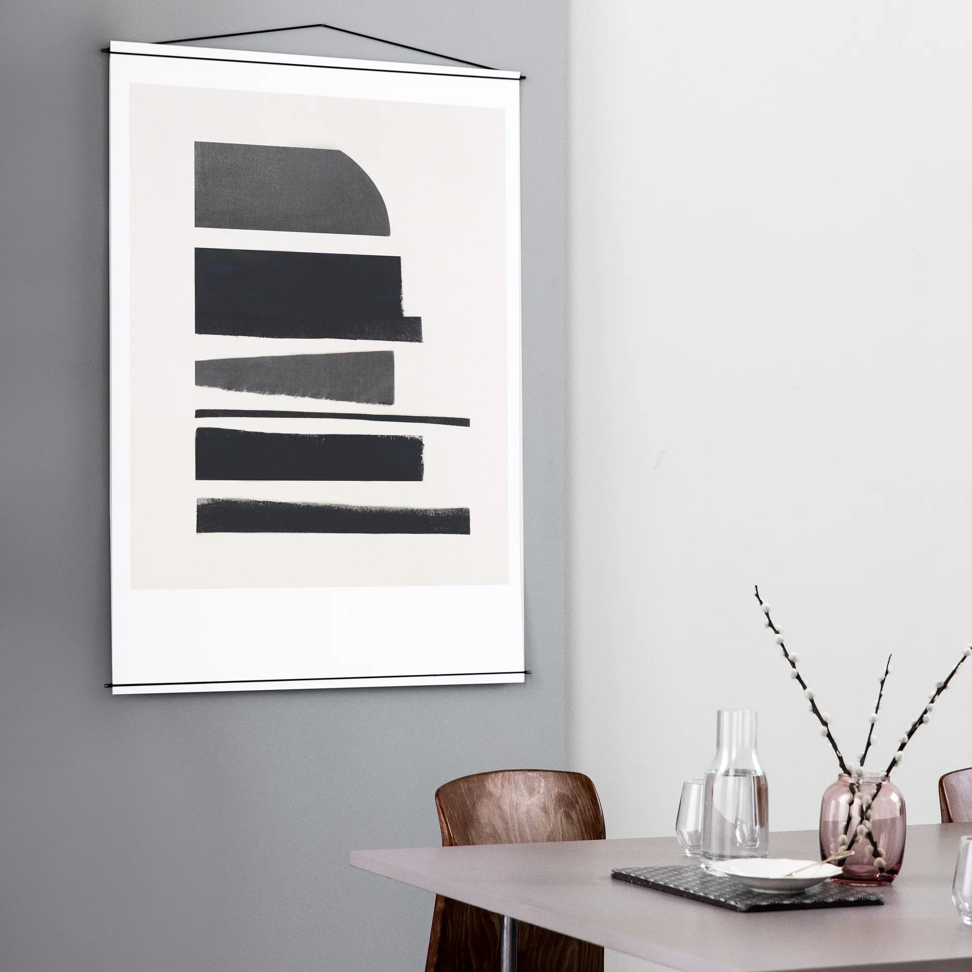 Moebe poster hanger 70x100 cm, Sort MOEBE