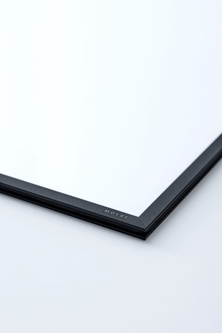 Moebe ramme 50x70 cm, Transparent/Black MOEBE