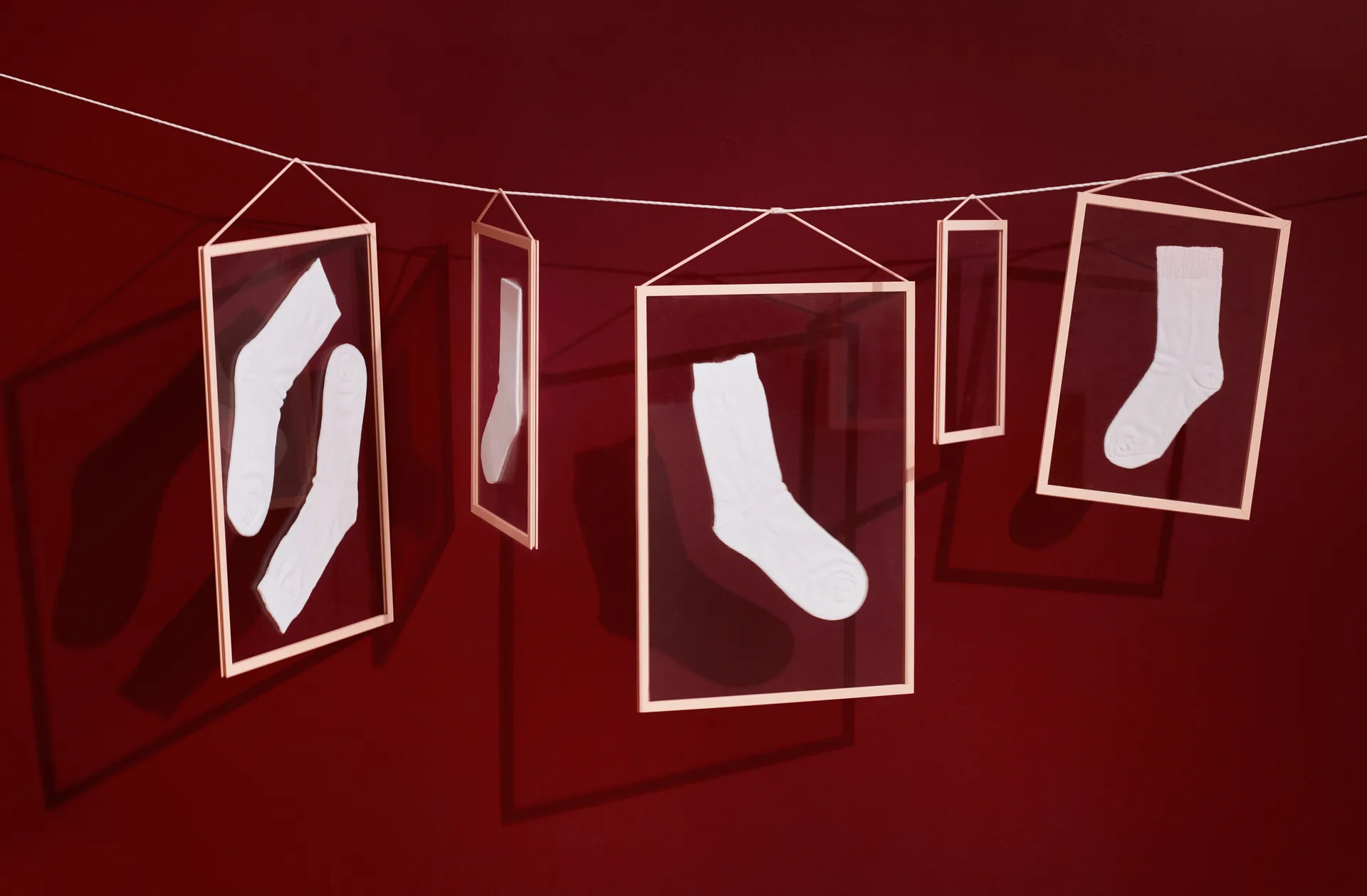 Moebe ramme A3 31,3x43,6 cm, Transparent/Pink MOEBE