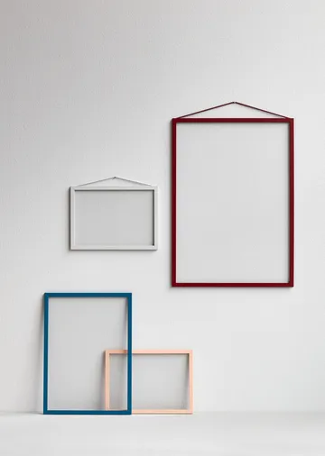 Moebe ramme A3 31,3x43,6 cm - Transparent/Red - MOEBE
