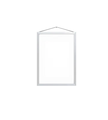 Moebe ramme A4 22,6x31,3 cm - Brushed aluminium - MOEBE