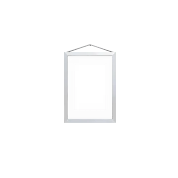 Moebe ramme A5 16,5x22,7 cm - Brushed aluminium - MOEBE