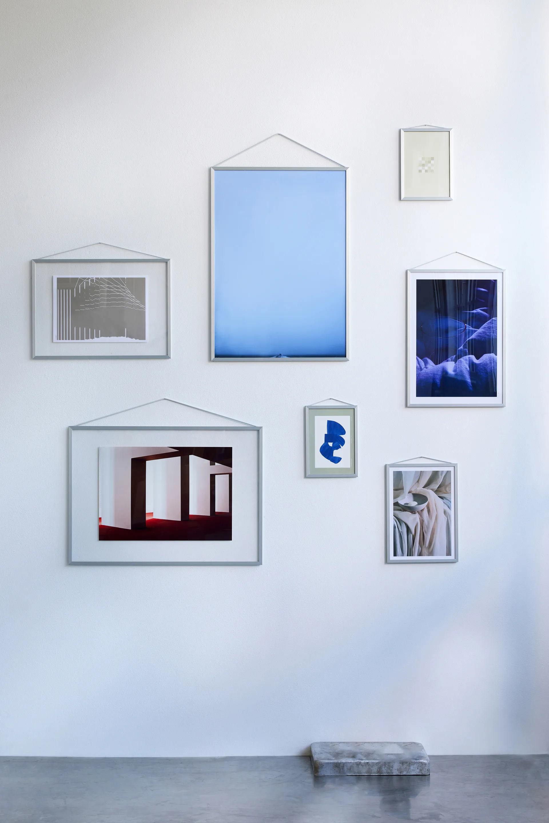 Moebe ramme A5 16,5x22,7 cm, Brushed aluminium MOEBE