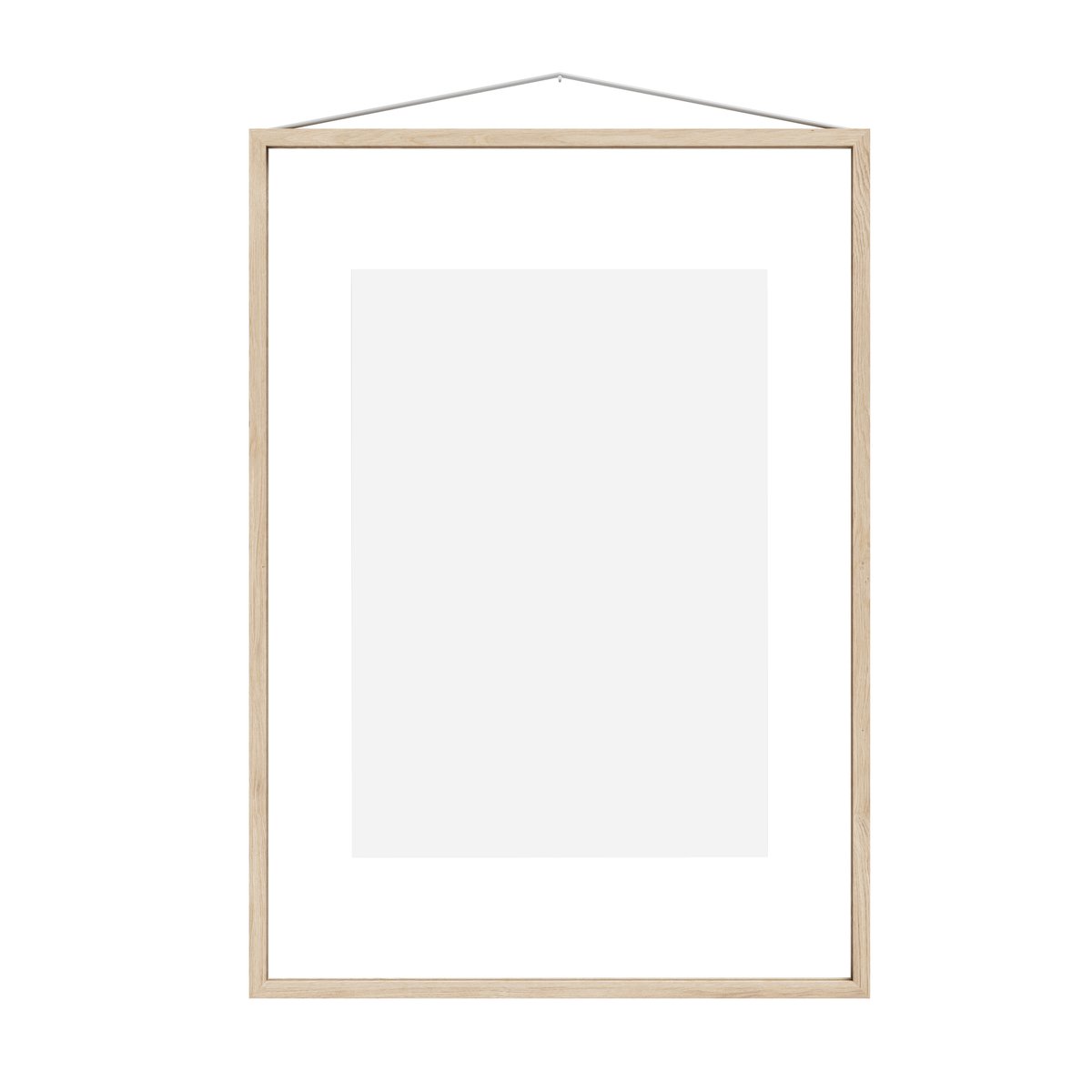 Moebe ramme i ask A2 44,8x61,5 cm Transparent/Wood, Black
