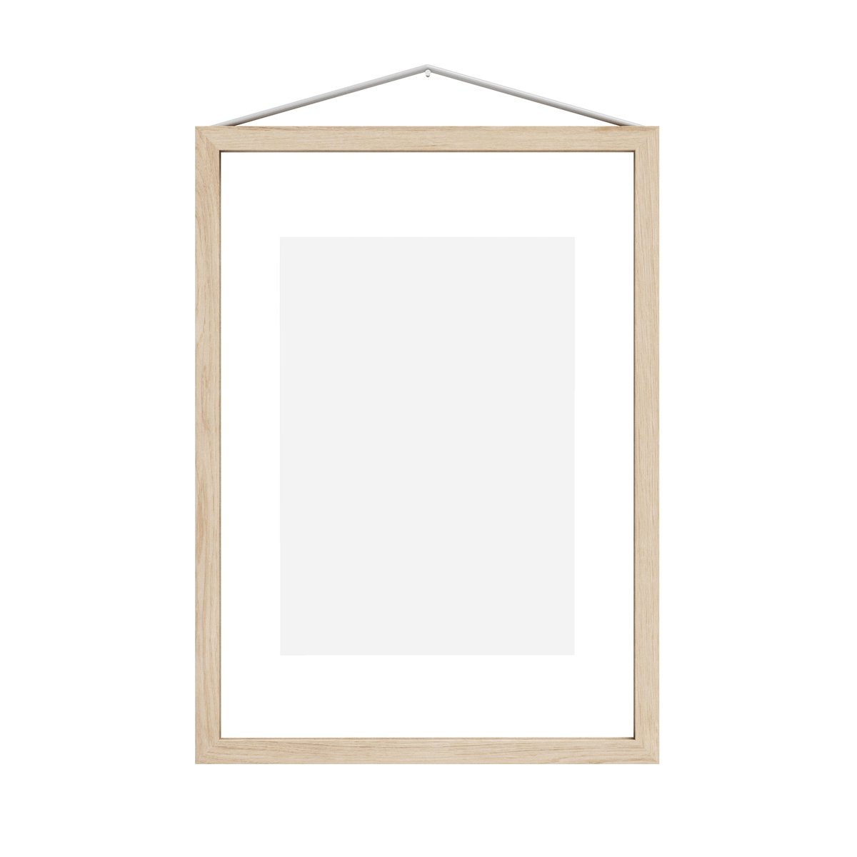 Moebe ramme i ask A4 23,2x31,7 cm Transparent/Wood, Black