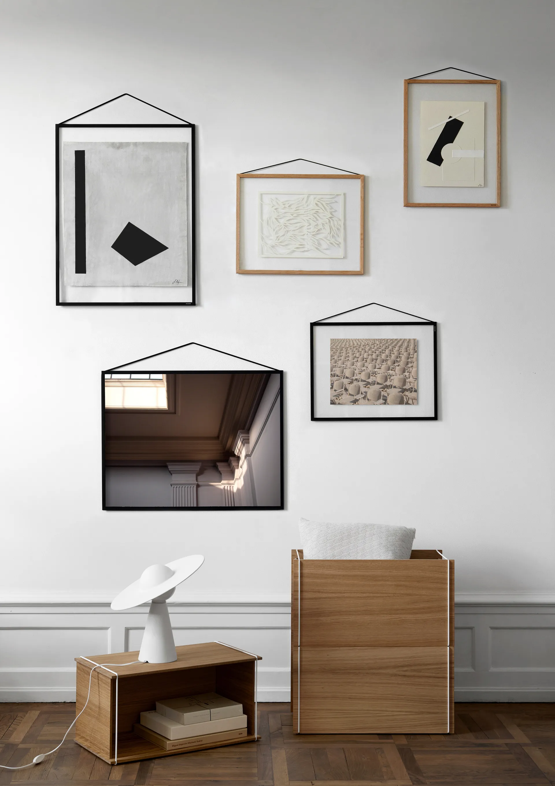 Moebe ramme i egetræ 40x50 cm, Transparent/Wood, Black MOEBE