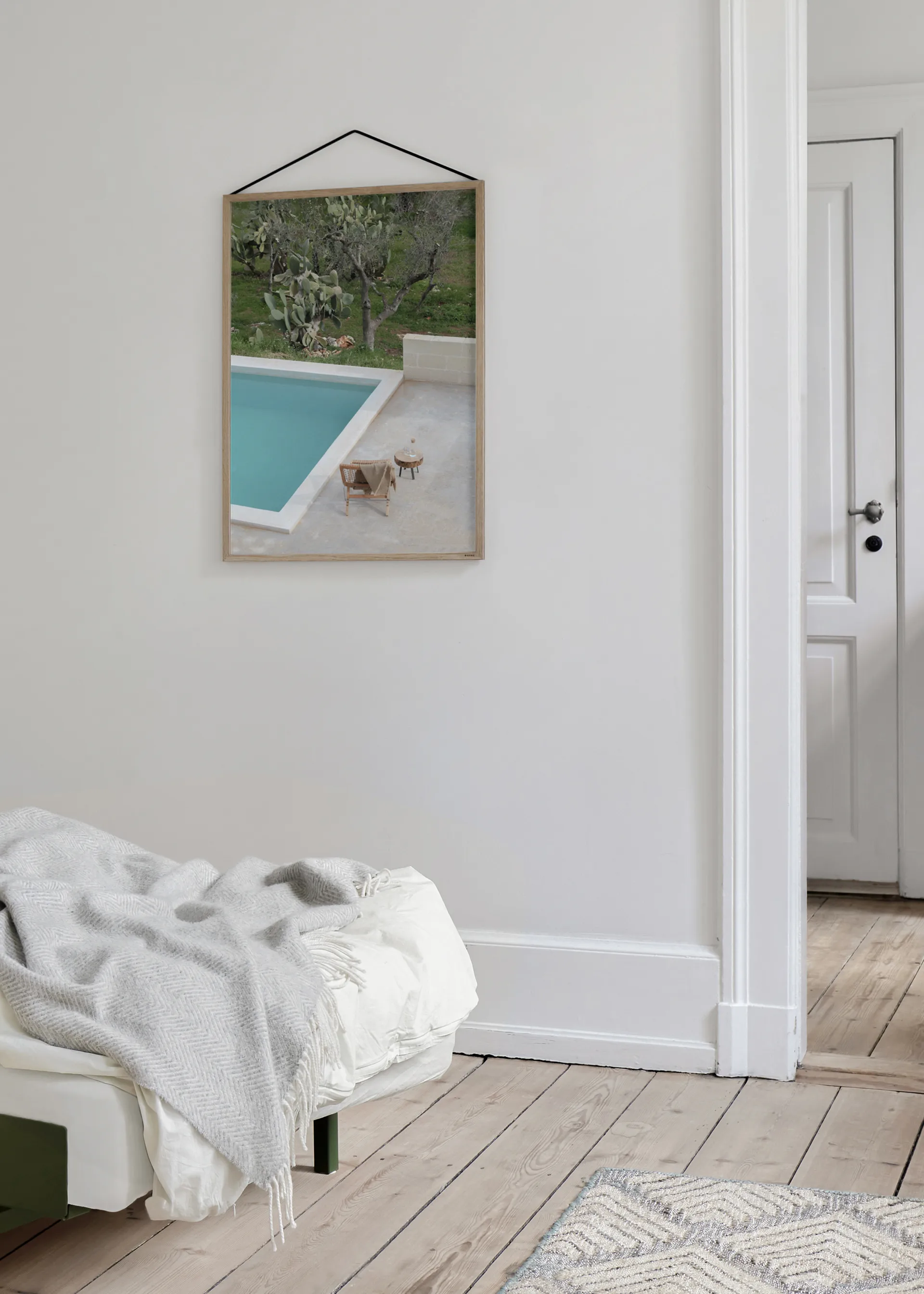 Moebe ramme i egetræ 50x70 cm, Transparent/Wood, Black MOEBE