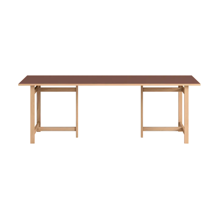 Moebe Rectangular spisebord - Burgundy, 220x90 cm - MOEBE