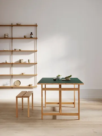 Moebe Rectangular spisebord - Green, 160x90 cm - MOEBE