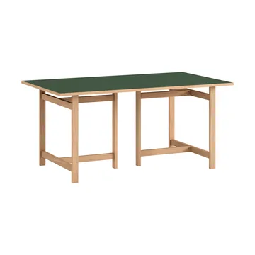 Moebe Rectangular spisebord - Green, 220x90 cm - MOEBE