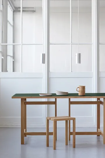 Moebe Rectangular spisebord - Green, 220x90 cm - MOEBE