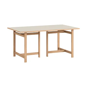 Moebe Rectangular spisebord - Light grey, 160x90 cm - MOEBE