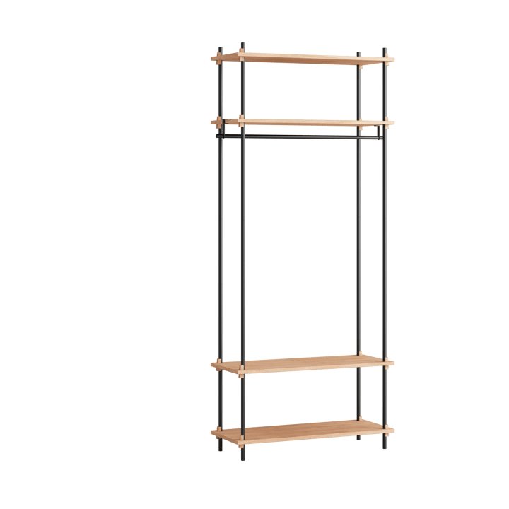 Moebe shelving system s.200.1.F - Eg/Sort - MOEBE