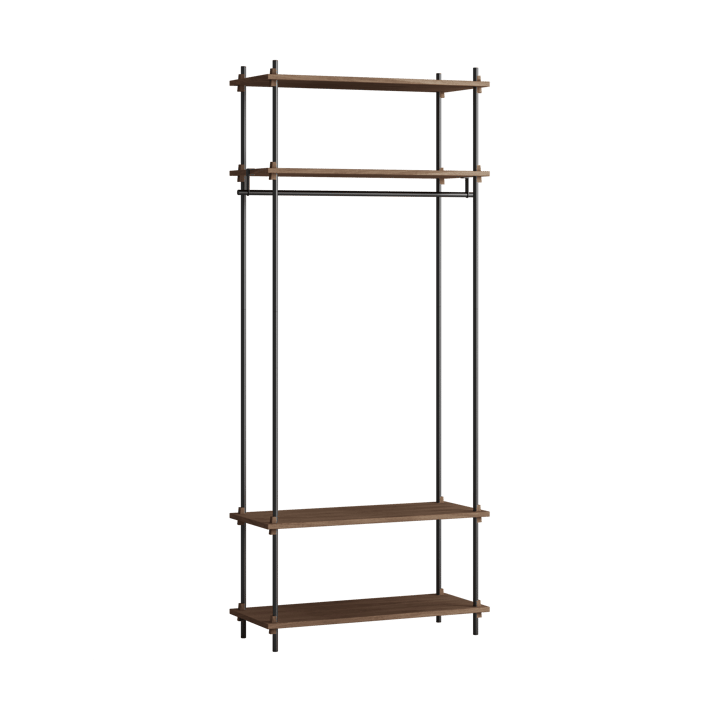 Moebe shelving system s.200.1.F - Røget eg/Sort - MOEBE