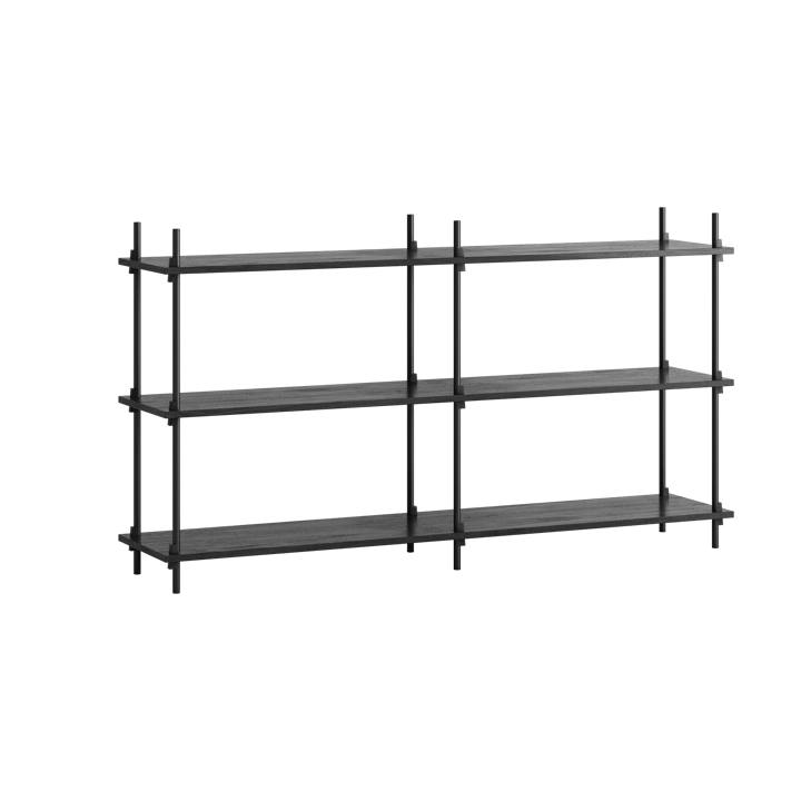 Moebe shelving system s.85.2.B - Sort - MOEBE