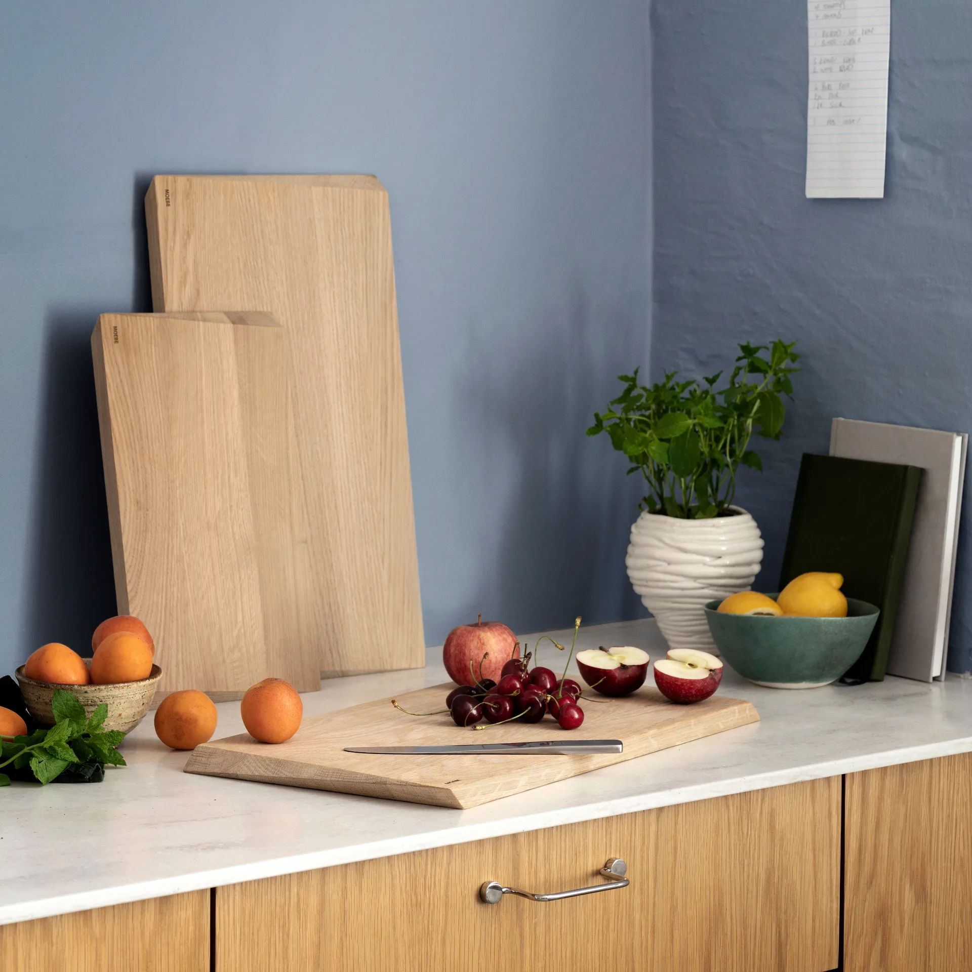Moebe skærebræt stort 24,7x44 cm, Beige MOEBE